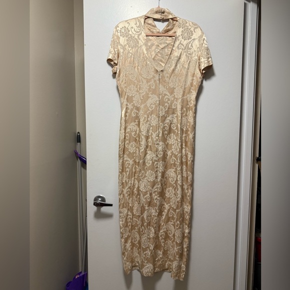 vintage cheongsam-style dress - Picture 3 of 4